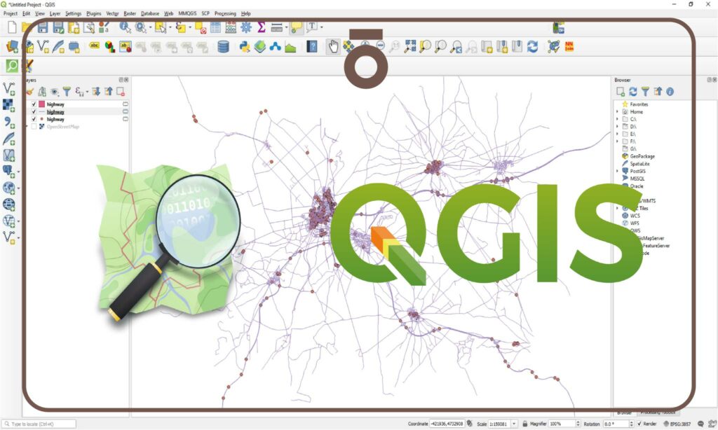 أساسيات نظم المعلومات الجغرافية ببرنامج QGIS